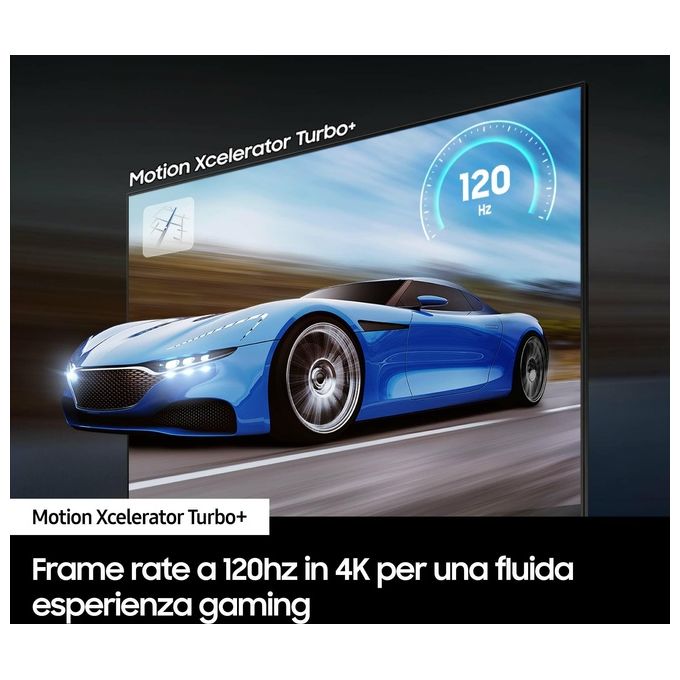 Samsung QE65QN85DBTXZT Neo QLED Smart TV 65'' 4K Mini LED Processore NQ4 AI Gen2 Dolby Atmos colore Carbonio Argento