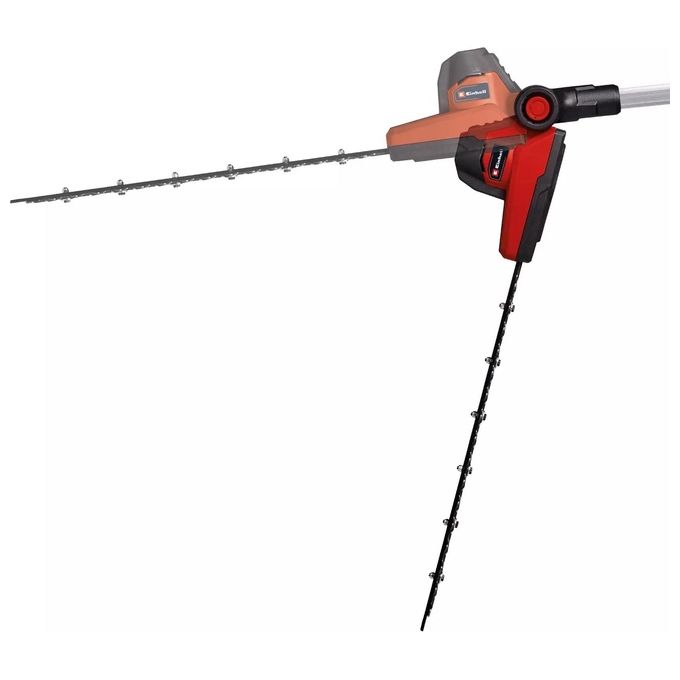 Einhell 3410585 GC-HH 18-45 Li T Tagliasiepi Telescopico a Batteria 18V lama 45cm 1400 tagli-min testina 7 posizioni Solo Body colore Nero