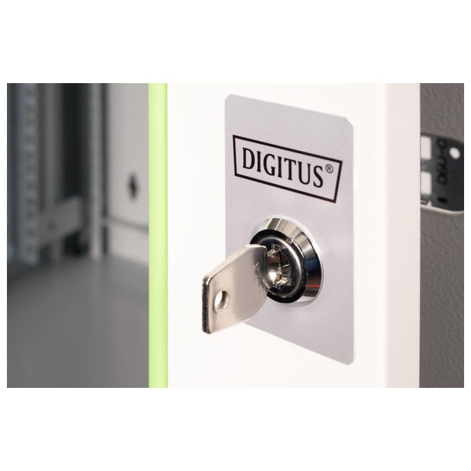 Digitus Armadio 12 Unita' Da Muro Linea Soho (A)600 X ((L)600 X (P)470 Mm. Colore Grigio Chiaro (Dn-19 12-U)