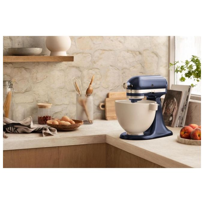 KitchenAid 859711580070 Artisan Sbattitore con base 300 W 4,8 L 10 velocita' Movimento planetario colore Blu