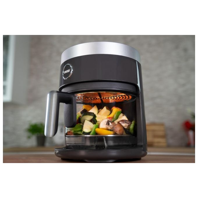 Unold 58695 Friggitrice ad aria 3,5 L 1200 W 10 programmi Display digitale colore Nero