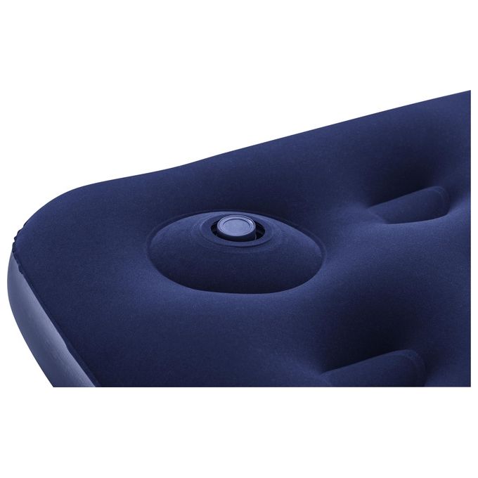 Bestway Materasso Gonfiabile Singolo con Pompa Pedale Blu