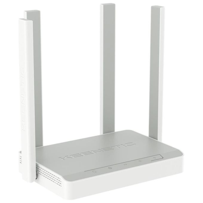 Keenetic KN-3012-01-EU Speedster Router Wi-Fi 5 Mesh AC1200 con Smart Switch Gigabit a 4 porte colore Bianco