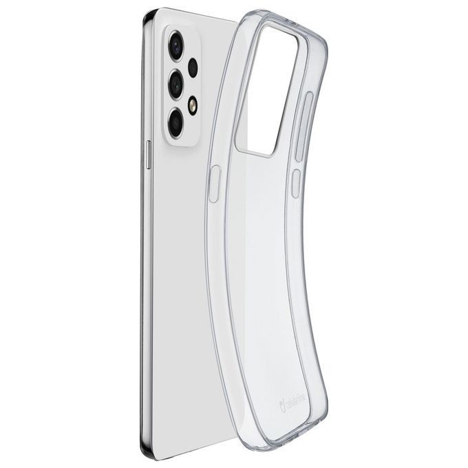 Cellularline FINECGALA53T Fine Cover Custodia Samsung Galaxy A53 5G in Gomma Ultrasottile colore Trasparente