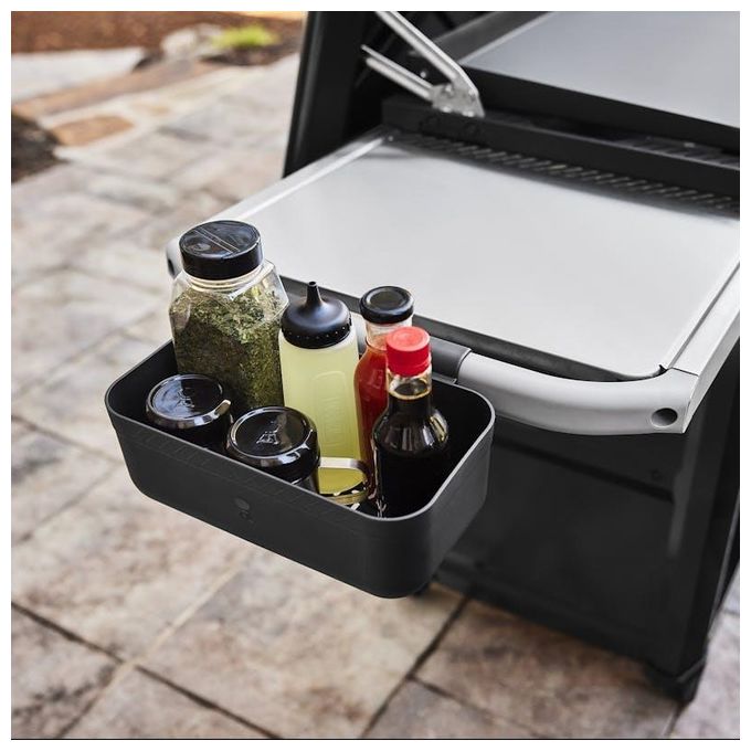 Weber Portacondimenti Appendibile Premium per Piastre Slate da 76 cm
