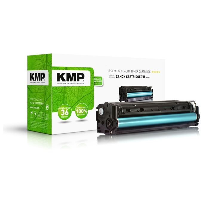 Kmp C-T22 Toner Giallo Compatibile con Canon 718 Y