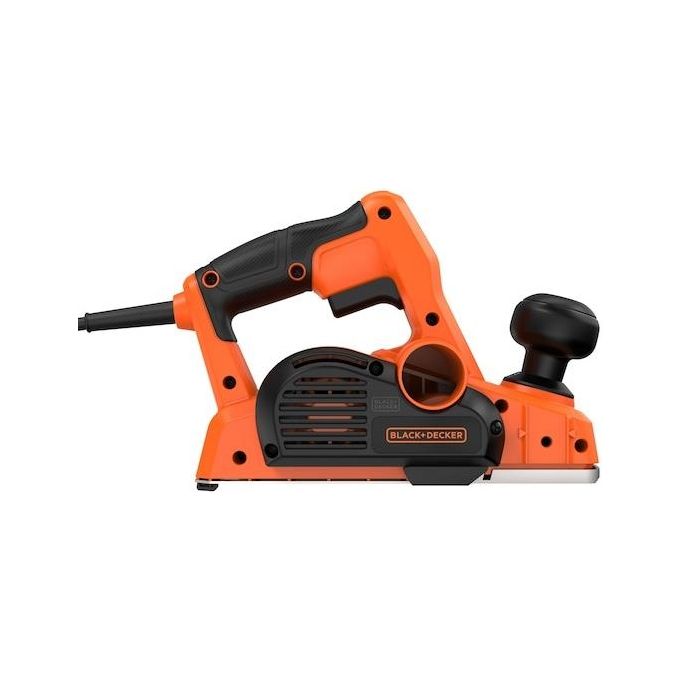 Black and Decker BEW712-QS Pialletto Elettrico 710 W Profondita' di Taglio Max 2 mm Larghezza di Piallatura 82 mm con Aspirazione Polvere colore Arancione