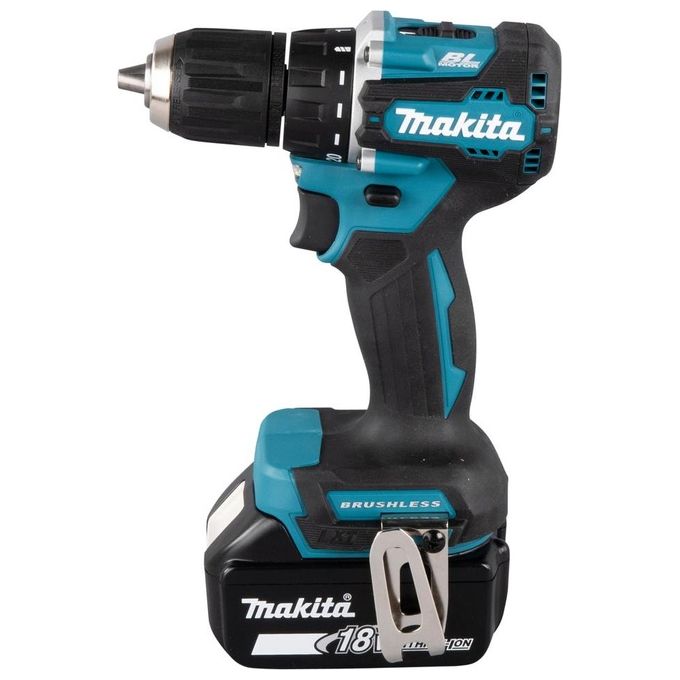 Makita DDF487Z Trapano Avvitatore a Batteria Brushless 18V 40Nm 1700rpm Mandrino Autoserrante Protezione XPT colore Turchese