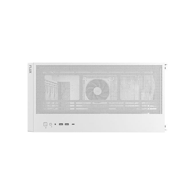 Antec FLUX WHITE Case PC Mid Tower con Vetro Temperato e Pannello Frontale in Legno di Betulla Supporto Radiatore 420 mm 5 Ventole PWM Incluse colore Bianco