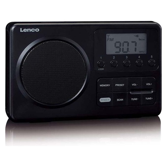 Lenco MPR-035BK Radio Portatile Nero