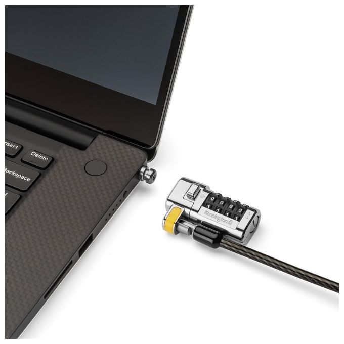 Kensington K68105EU ClickSafe Universale 3-in-1 Lucchetto per Laptop Serratura a Combinazione Cavo 1,8 m Acciaio al Carbonio Colore Nero