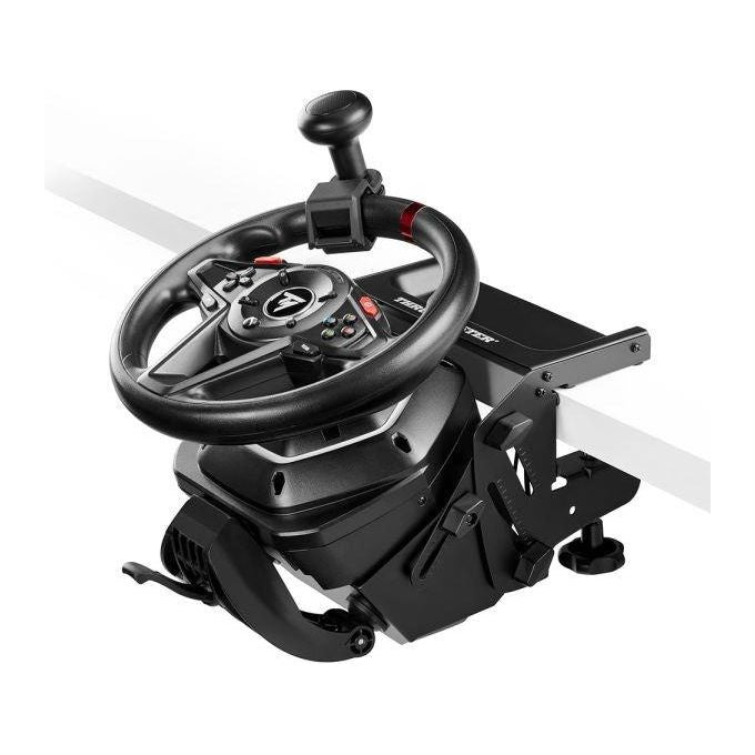 Thrustmaster 457275 T128 SimTask Pack Volante Force Feedback con Pedaliera T2PM e Supporto Regolabile USB Cablato per PC e Xbox Serie X-S Xbox One colore Nero