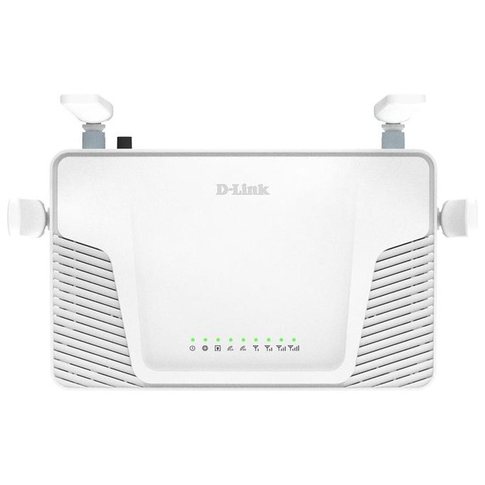 D-Link G416C Router Wireless 4G LTE Wi-Fi 6 Dual Band 2.4 5GHz 1500 Mbit-s Gigabit Ethernet colore Bianco