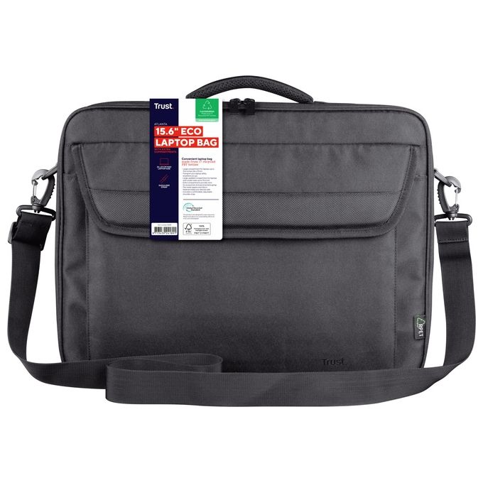 Trust Atlanta Borsa per Notebook 16'' Valigetta Ventiquattrore Nero