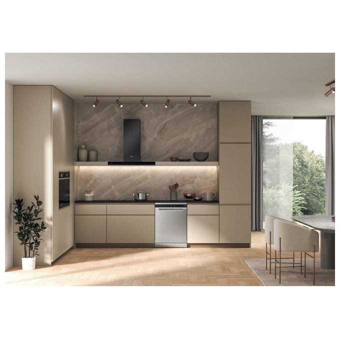 Whirlpool W7F HS51 X MaxiSpace Lavastoviglie Libera Installazione 15 coperti Classe B 41 dB Aquastop (85x60x59 cm) colore Inox