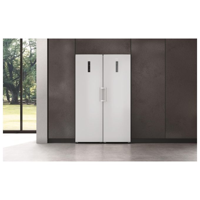 Haier H3F330WEH1 Instaswitch Congelatore Verticale 330 L 191 cm Classe E 38 dB Total No Frost Wi-Fi colore Bianco