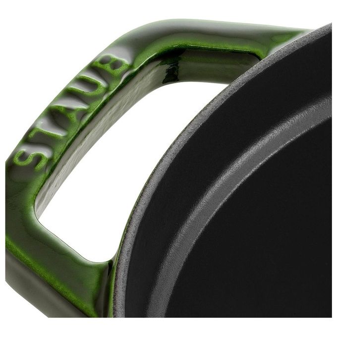 Staub La Cocotte 33cm Ovale Verde Basilico Ghisa