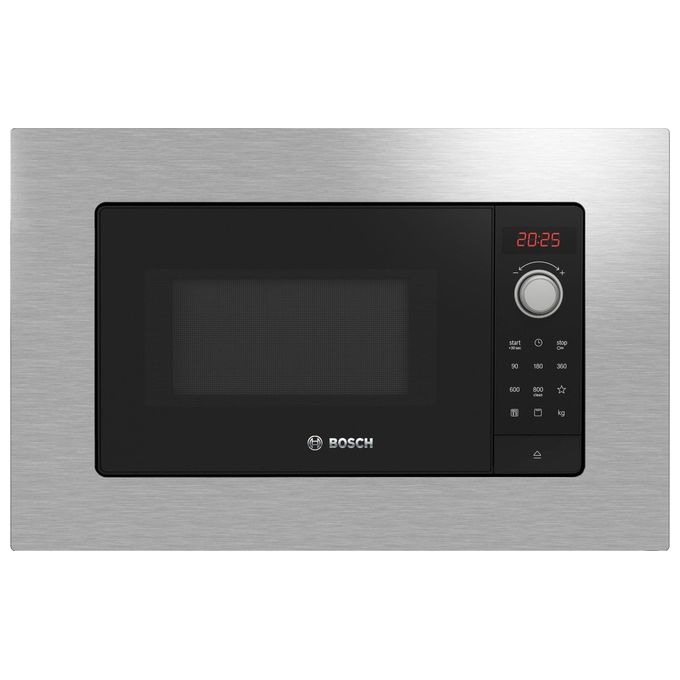 Bosch BEL623MS3 Serie 2 Forno a microonde da incasso con grill 20 L 800 W 5 livelli di potenza colore Acciaio Inox