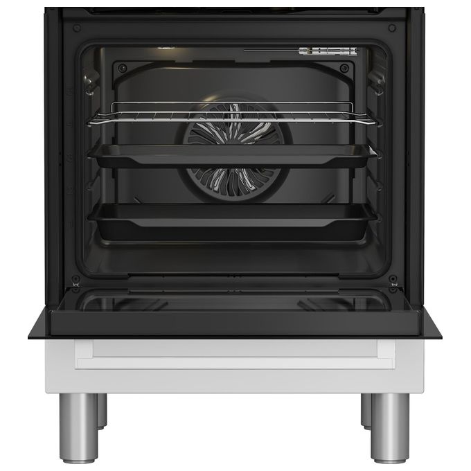 Beko FBE62310GW Cucina Libera Installazione Piano Gas 4 Fuochi Forno Elettrico Ventilato 66 L Classe A (85x60x60 cm) colore Bianco