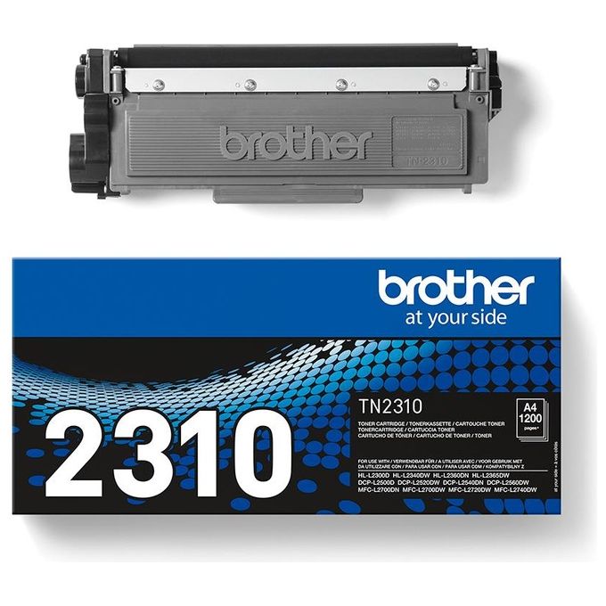 Brother TN2310 Nero originale cartuccia toner per DCP L2500, L2520, L2540, HL-L2300, L2340, L2360, L2365, MFC L2700, L2720, L2740