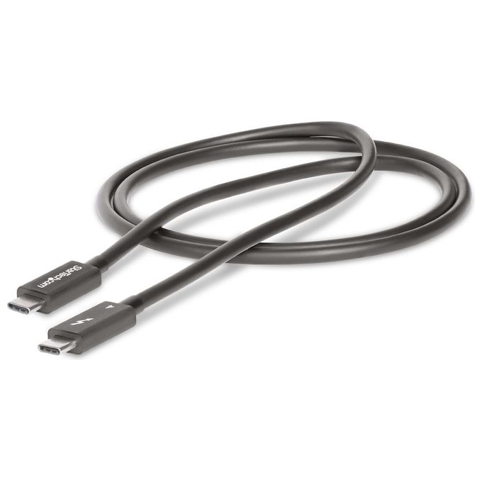 StarTech.com TBLT4MM1M Cavo Thunderbolt 4 1m 40Gbps PD 100W Video 8K USB4 certificato Intel colore Nero