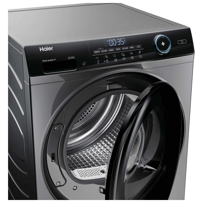 Haier HD80A3959RS I-Pro Serie 5 Asciugatrice Pompa di Calore 8 Kg Classe A+++ Inverter Wi-Fi (85x60x67,5 cm) colore Antracite