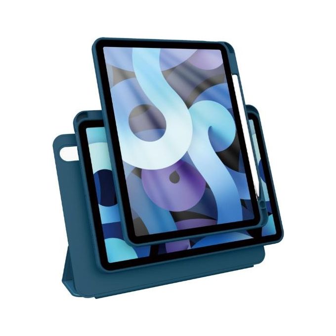 Celly BOOKMAG01BL Custodia Cover per Apple iPad 10.2'' 7 8 9 Gen chiusura magnetica porta penna colore Blu