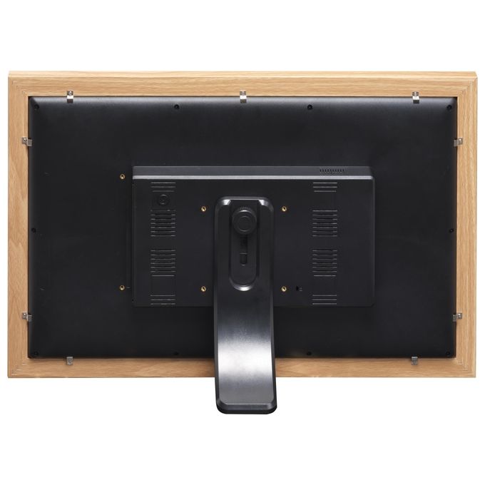 Denver 119101070020 PFF-2162LW Cornice per Foto Digitale Touch Screen 21.5'' Wi-Fi 32 GB MicroSD Full HD colore Marrone chiaro