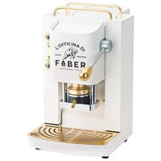 Faber Pro Deluxe Macchina da Caffe' a Cialde 44mm Turquoise Ottone