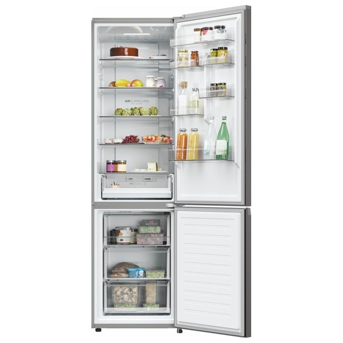Haier HDPW3620DNPD Serie 3 PRO Frigorifero Combinato 406 L 205 cm Classe D 35 dB Total No Frost Wi-Fi colore Dark Inox