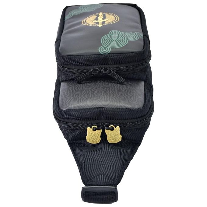 HORI NSW-436U Adventure Pack Borsa a tracolla per Nintendo Switch con scomparti interni ed esterni per accessori colore Nero