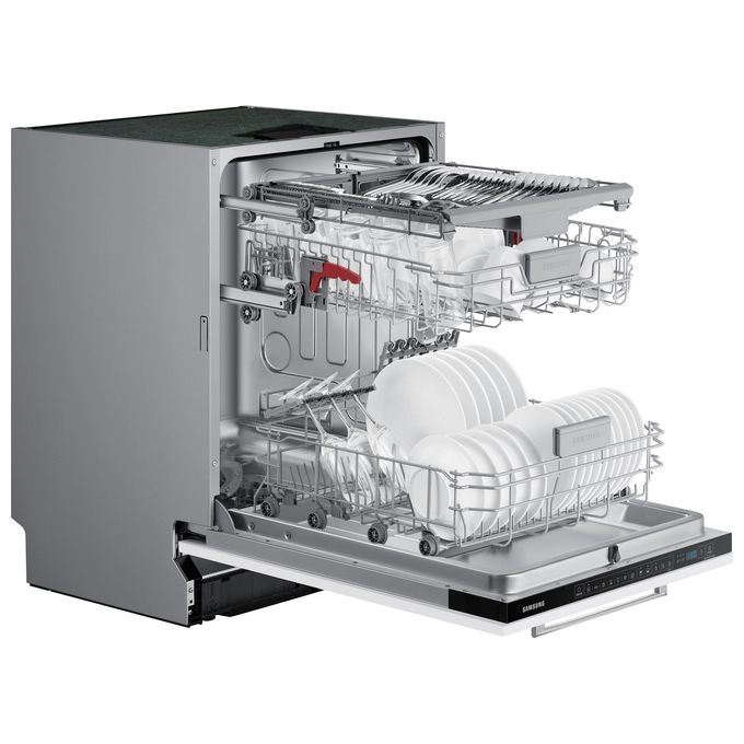 Samsung DW60CG550I00 Serie 5 Lavastoviglie da Incasso 14 coperti Classe D 44 dB Auto Open Hygiene Care Aqua Stop (82x60x55 cm) colore Nero