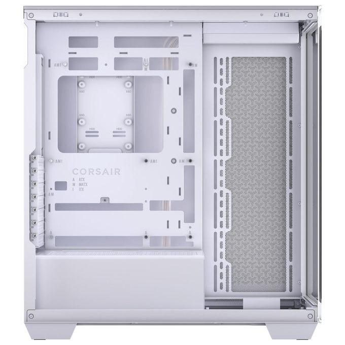 Corsair CC-9011277-WW 3500X Case per PC Mid-Tower Vetro Temperato Compatibile Schede Madri E-ATX ATX Micro-ATX Mini-ITX Supporto Fino a 10 Ventole e Radiatori 360 mm colore Bianco