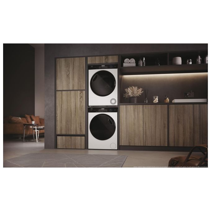 Haier HD110-A2959E-IT I-Pro Serie 5 Asciugatrice Pompa di Calore 11 Kg Classe E Wi-Fi I-Refresh Hygienic (85x60x63 cm) colore Bianco
