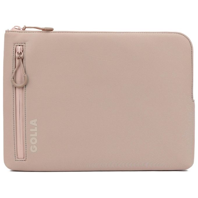 Golla 601662 Sleeve Custodia Notebook 13'' Neoprene Impermeabile 2 Scomparti colore Crema