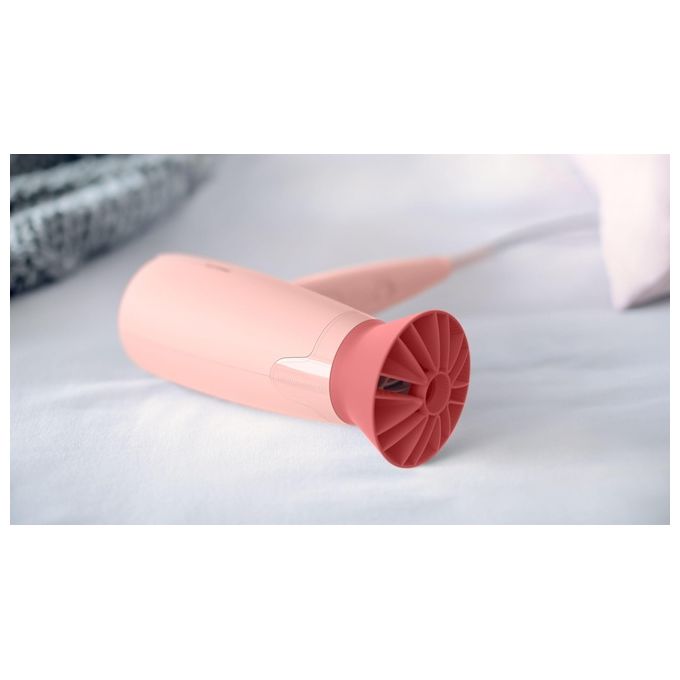 Philips BHP398-00 3000 Series Set per Styling dei Capelli 1600 W ThermoProtect ceramica 3 temperature piastra asciugacapelli colore Rosa