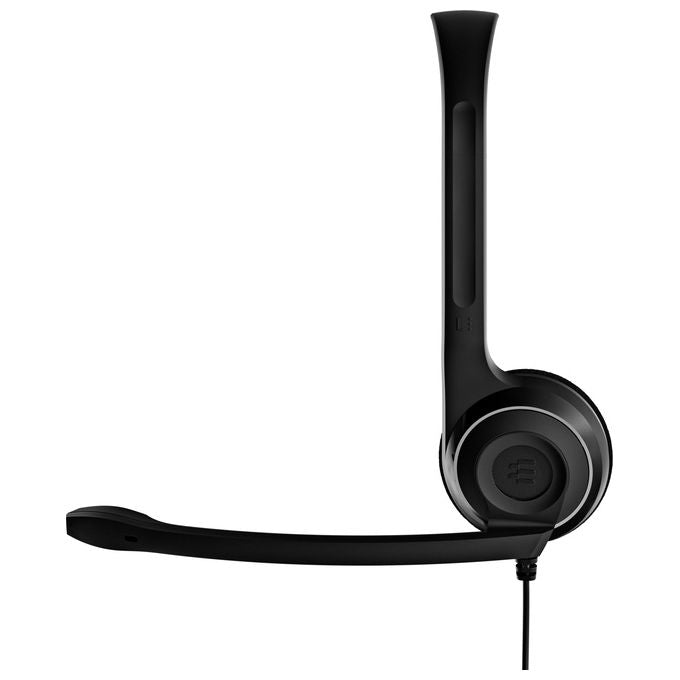 Epos PC 8 USB Cuffie On Ear Stereo con Microfono Noise Cancelling Connessione USB Controllo Volume e Muto In Line colore Nero