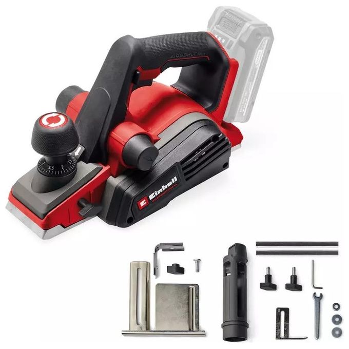 Einhell 4345405 TP-PL 18-3 Li BL Pialletto a Batteria 18 V Larghezza 82 mm Profondita' di Piallatura 3 mm colore Nero Rosso