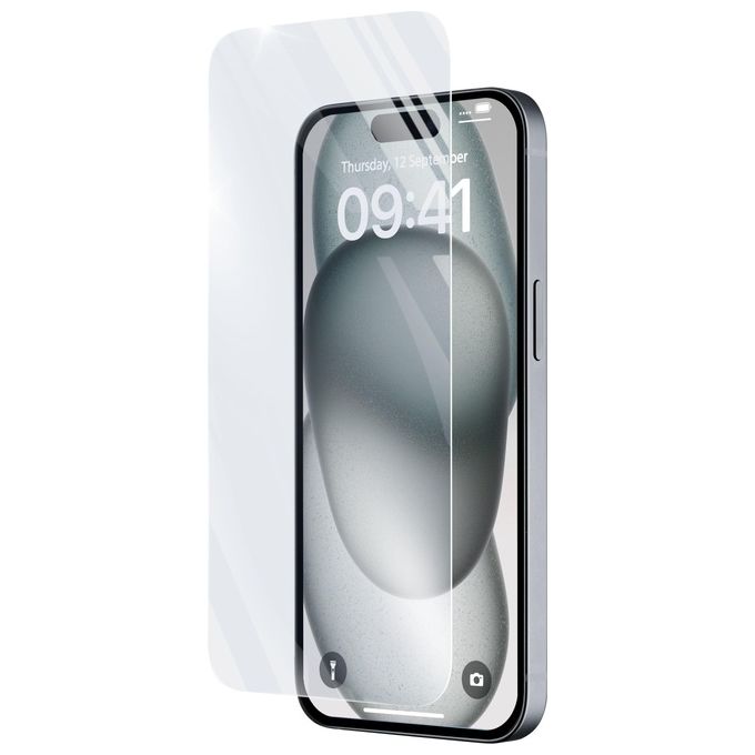 Cellular Line Pellicola Protettiva Impact Glass Caps per iPhone 15 Plus-15 Pro Max
