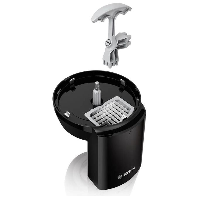 Bosch MUZS68CC Tagliacubetti per Robot da Cucina Serie 6 e Serie 8 Acciaio Inossidabile e Plastica colore Nero Grigio