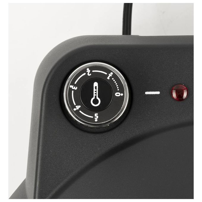 G3 Ferrari G10199 Pummarola Fornetto Pizza Pietra Refrattaria 31 cm 1200W Temperatura Max 420°C Termostato Regolabile colore Nero