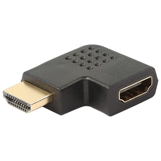 Techly Adattatore Hdmi Maschio-Femmina Angolato 90 Gradi