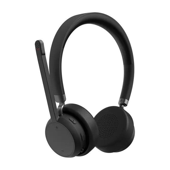 Lenovo 4XD1Q30302 Cuffie Wireless Stereo Circumaurali Bluetooth 5.3 Microfono Noise Cancelling 60h autonomia colore Nero