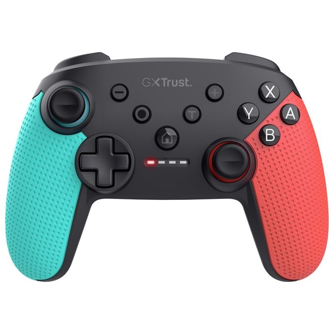 Trust 25427 GXT 1246B Muta Gamepad Wireless Bluetooth con Vibrazione e Controllo Movimento colore Nero Blu Rosso