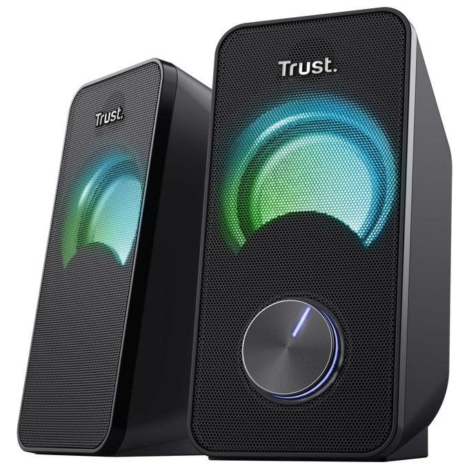 Trust 23120 Arys Compact RGB Casse PC 2.0 Set Altoparlanti 12 W Illuminazione LED colore Nero