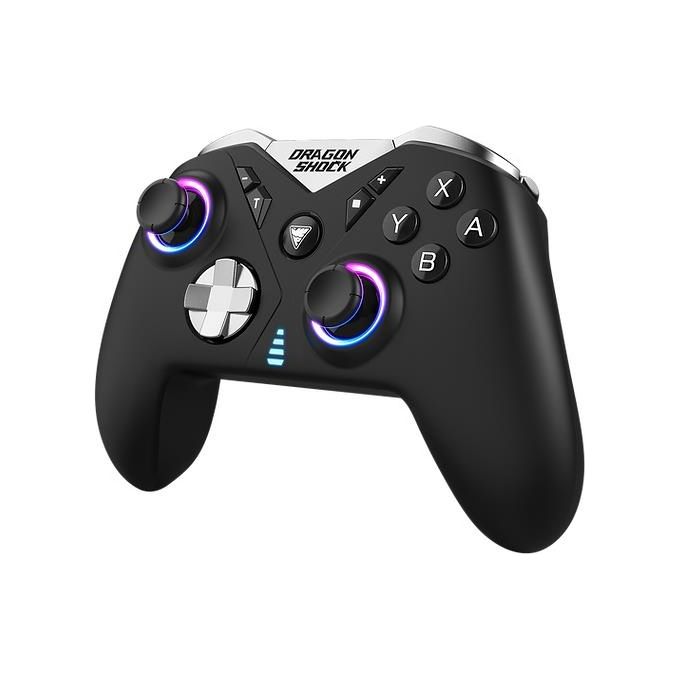 DragonShock DSCPNSW-BK Nebula Pro Controller Wireless Nintendo Switch Bluetooth 4 pulsanti posteriori Turbo colore Nero