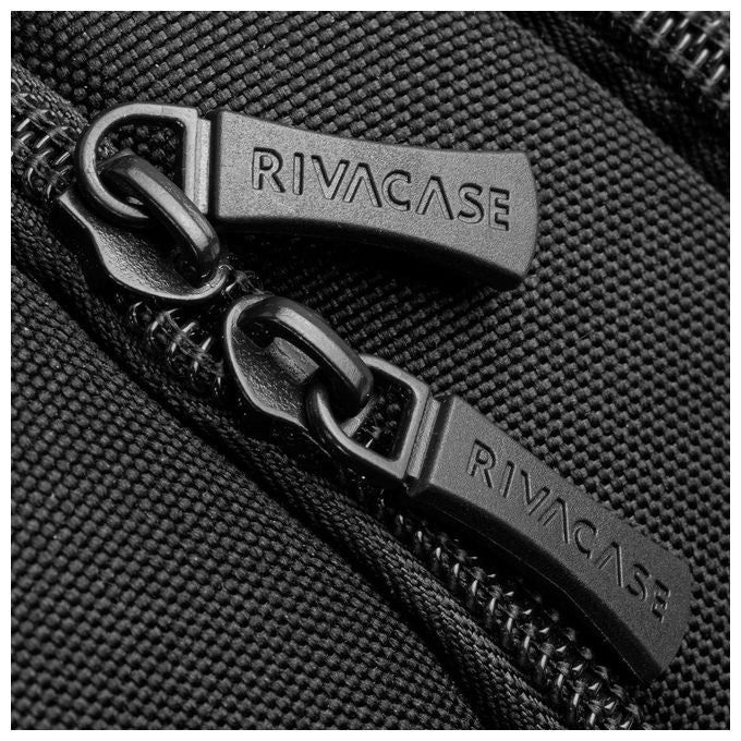 Rivacase 7764 BLACK 5516 Zaino City Backpack per Laptop fino a 15,6'' con Scomparto Imbottito e Tasche Organizzative colore Nero