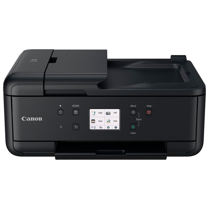 Canon PIXMA TR7650 Stampante Multifunzione 4 in 1 Getto d'Inchiostro 5 Cartucce Wi-Fi Stampa Fronte Retro Automatica ADF LCD Touch 4800 x 1200 DPI colore Nero