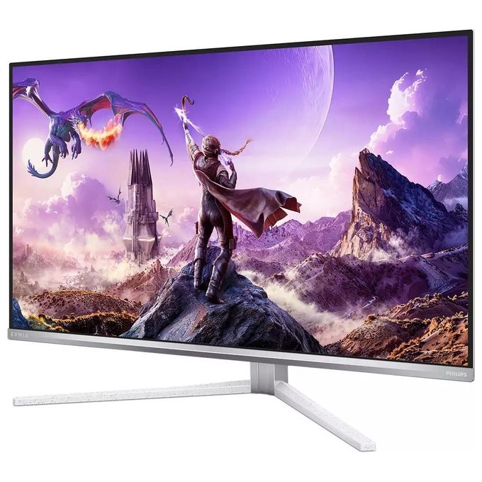 PHILIPS 32M2N8900-00 Evnia 8000 Monitor da Gaming 31.5'' QD-OLED 4K UHD 240Hz 0.03ms HDR400 TrueBlack USB-C Altoparlanti Integrati colore Bianco