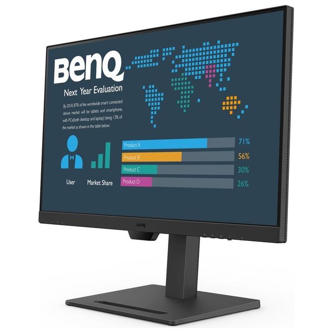 BenQ 840261 BL2790QT Monitor PC 27'' Quad HD 2560 x 1440 Pixel IPS LED con USB-C Altoparlanti Integrati colore Nero